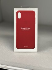 Apple MRWQ2ZM/A iPhone Xs Max Leather Case Red - New