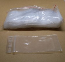 1000 T&uuml;tchen Polybeutel 50 x 90 mm Druckverschlussbeutel Polybags Zip T&uuml;ten