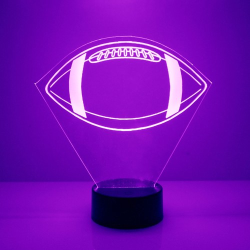 Pittsburgh Steelers Light Up, Personalized FREE, Football LED Sports Fan Lamp - Picture 10 of 12