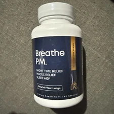 Breathe Respiratory Blend  Night Time Relief Sleep Aid  *Read* 12-26