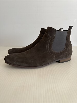 PUBLIC OPINION Gray Suede Chelsea Boot - Size 10.5 Chelsea Boot - The Maddox Mens Boot | Black Suede - Hound  main image 4