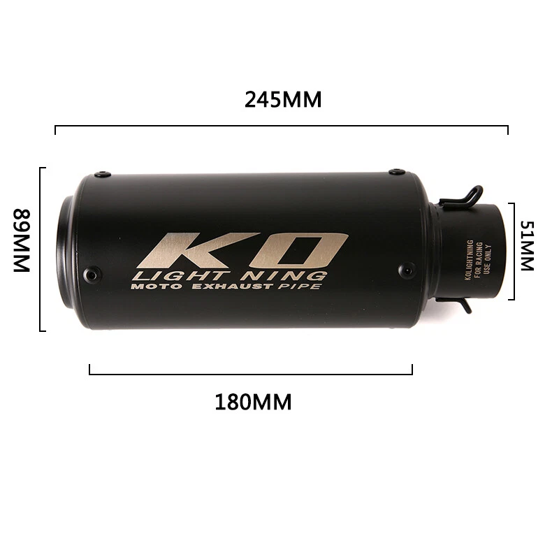 Tubo de escape tubo de enlace medio 51 mm silenciador izquierdo DB Killer para BMW R1200GS 2004-2009 Foto 3 de 4