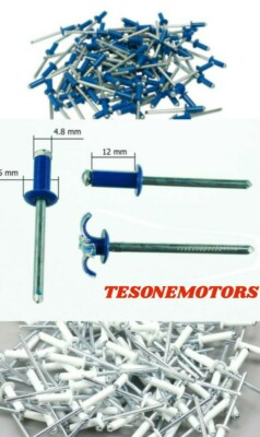 Rivetto Per Targa 4,8x12 Bianco PM Components - Foto 2