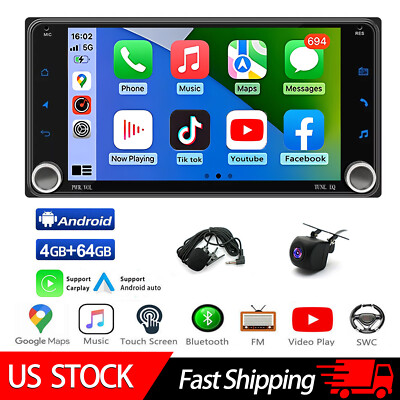 4+64G For 2005 2006 2007-2010 Scion tC Android 13 CarPlay Car Stereo Radio GPS