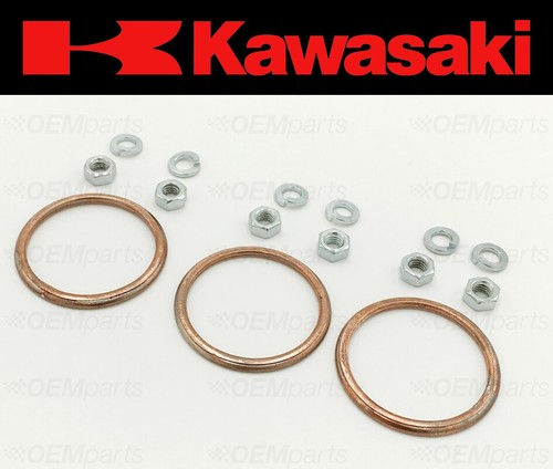 OEMparts Complete Exhaust Manifold Gasket Set For Suzuki GT750 LeMans 1972-1977 – Made In Japan
