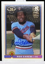 2024 Bowman Rod Carew Buyback Auto #15/23 Twins