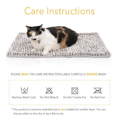 Self Heating Cat Pad Self Warming Cat Bed 27.5" x 18.5" Thermal Cat Mat Extra... - Picture 4 of 6