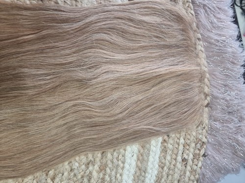 12A 20INCH BRAZILIAN HUMAN HAIR STRAIGHT ASH BLONDE 7X7 WIDE HD LACE CLOSURE 80g - Picture 8 of 11