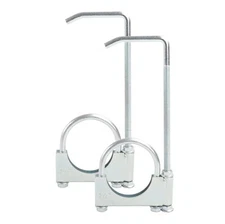 Exhaust Clamp With Hanger 2.5" Exhaust Pipe Universal Clamp On Hanger 2PCS