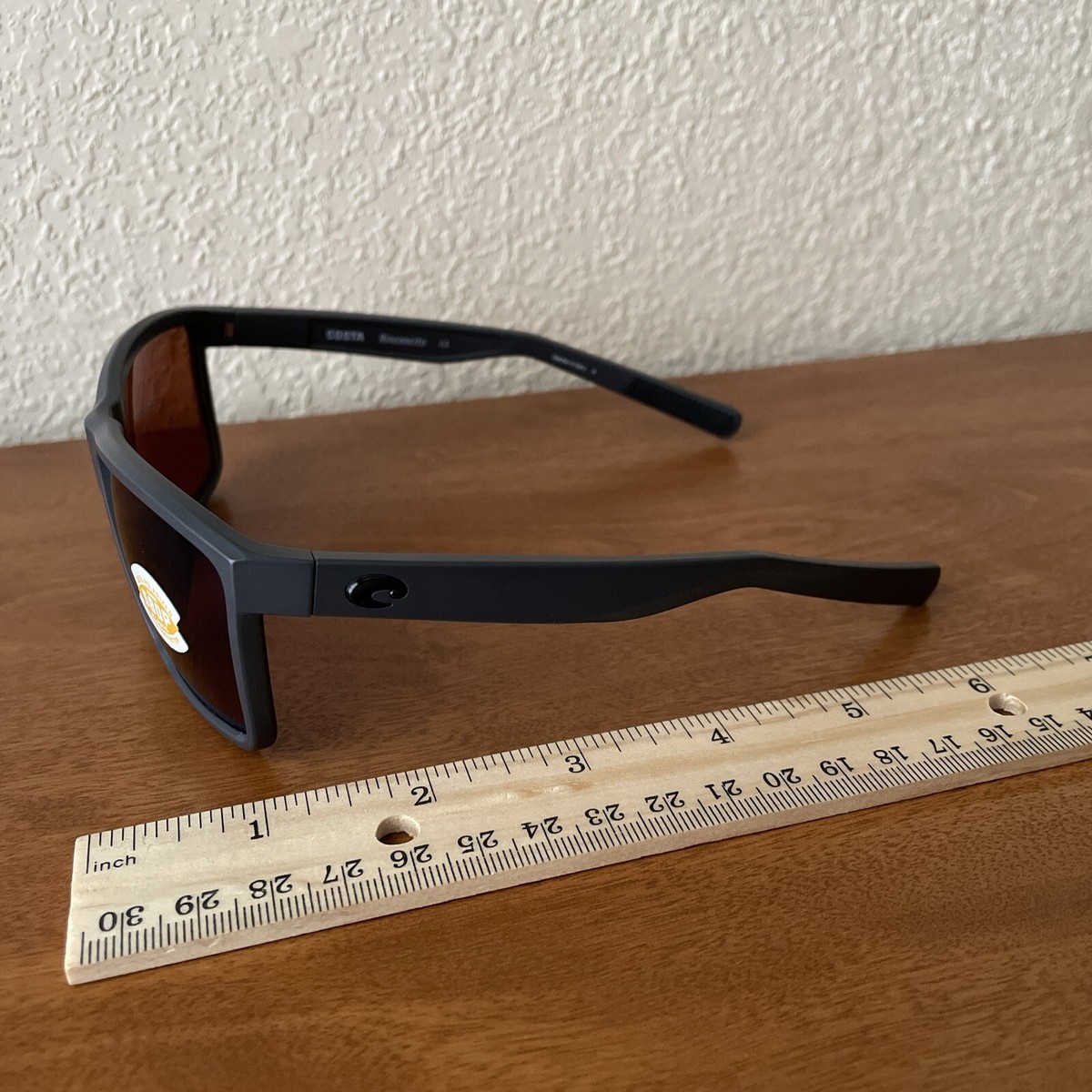 Costa Del Mar Men's Rinconcito Sunglasses - Polarized, Rectangular, Bio-Resin Frame