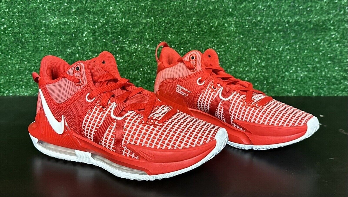 Nike LeBron Witness VII University Red White DZ3299-600 Men's Size