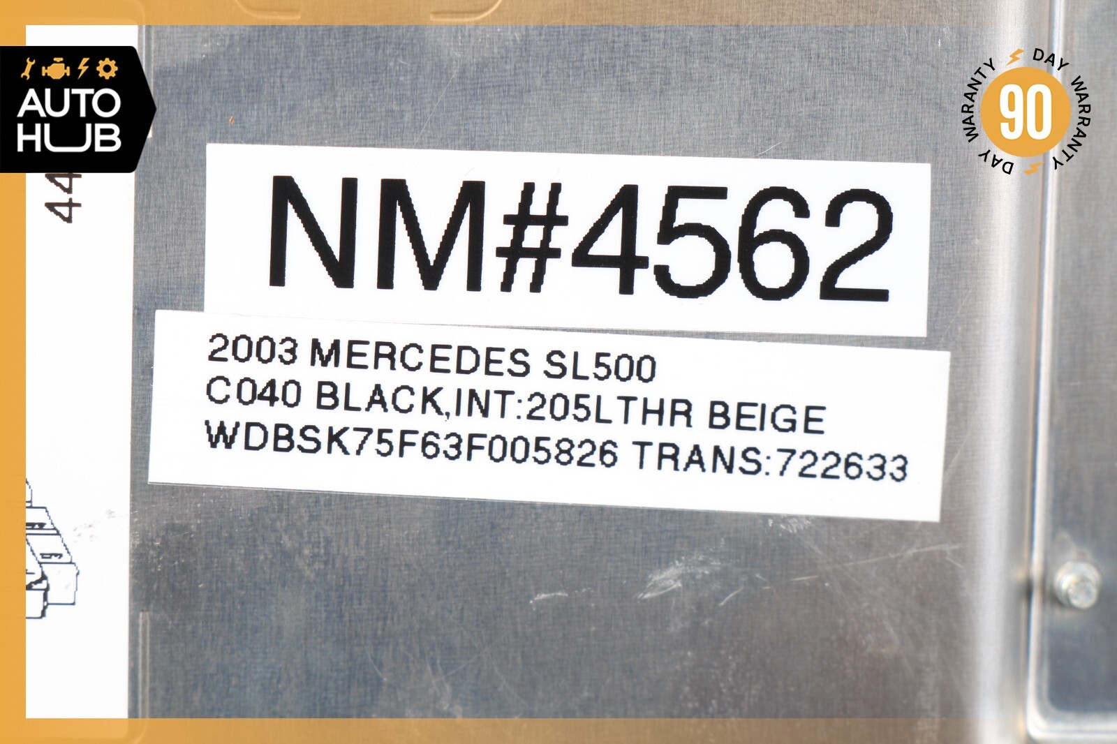 03-12 Mercedes R230 SL500 SL55 AMG SL550 Rear SAM Fuse Box Relay Module OEM