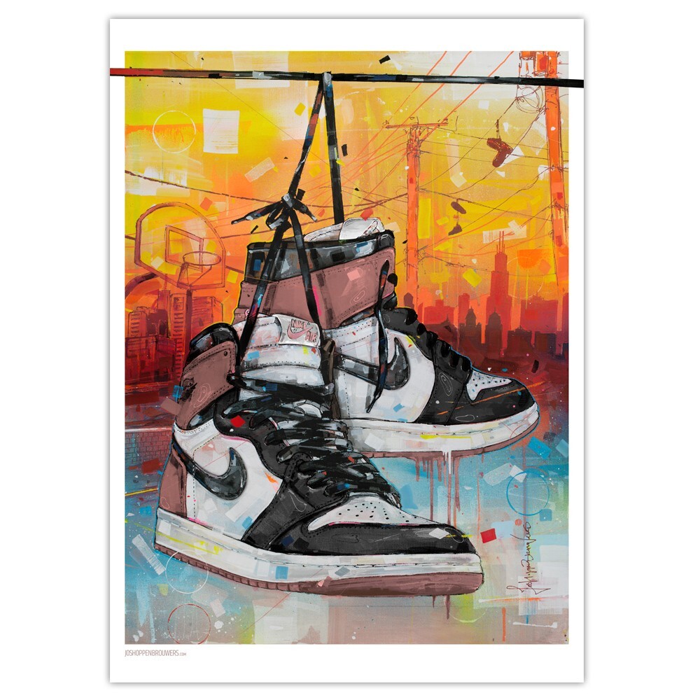 Nike air Jordan 1 Rust Pink poster (50x70cm / 19.68×27.56 inch) | eBay