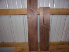 2 PC WALNUT LUMBER WOOD KILN DRIED BOARDS LOT 1852V 1/2" THICK