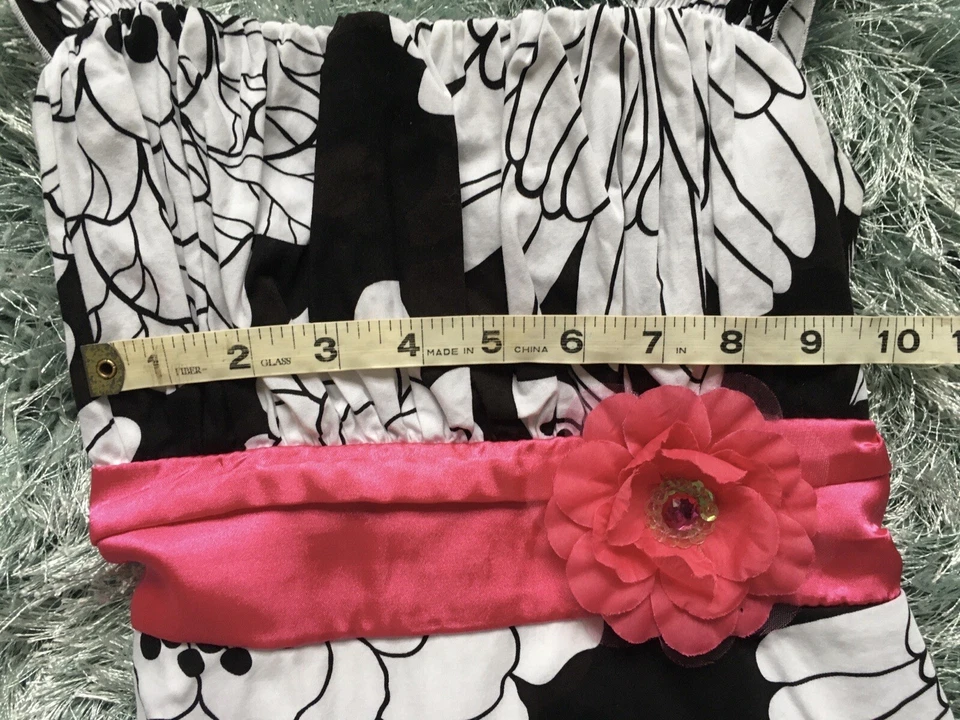 Vestido My Michelle Niñas Sin Mangas Floral Elegante Fotos de Fiesta Talla 14 ¡Bonito! Foto 4 de 4