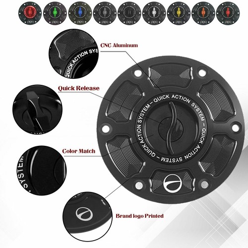 Motorcycle CNC Fuel Keyless Fuel tank Gas Cap Cover for DUCATI DIAVEL 1260 19-20 - Picture 9 of 9