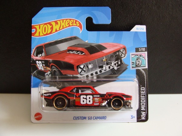 Hot Wheels Custom ´68 Camaro Gm 7/10 Hw Modified 2024 Ovp/Neu 1:64-image