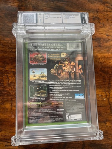 Metal Slug 3 WATA graded Original Xbox 9.6 A+ NTSC Sealed Hi Grade Rare!!! - Picture 5 of 11