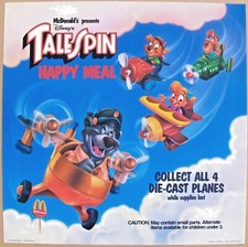 McDonald's 1990 Disney's Tale Spin - YOUR CHOICE-U-Pick