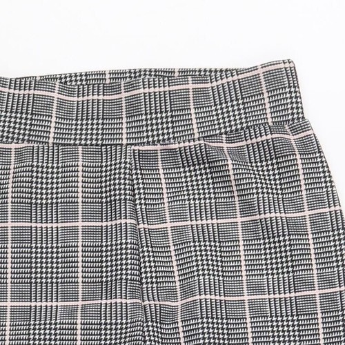 PRETTYLITTLETHING Womens Grey Plaid Polyester Blend Jegging Size 4 L32 in - Picture 8 of 12