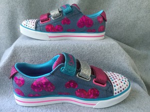 skechers twinkle toes denim