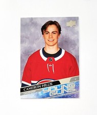 Cameron Hillis YOUNG GUNS 2020-21 Upper Deck Extended Series #705 Rookie (RC)