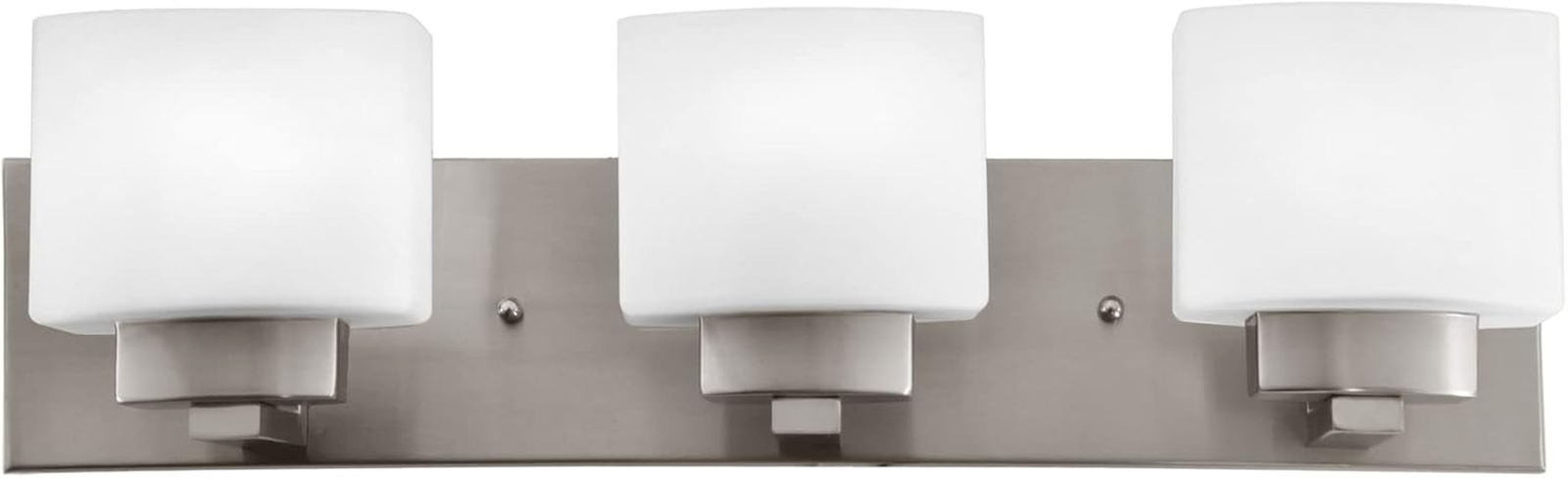 Dove Creek Dimmable Vanity Light with Frosted Glass for Bathroom Mirror