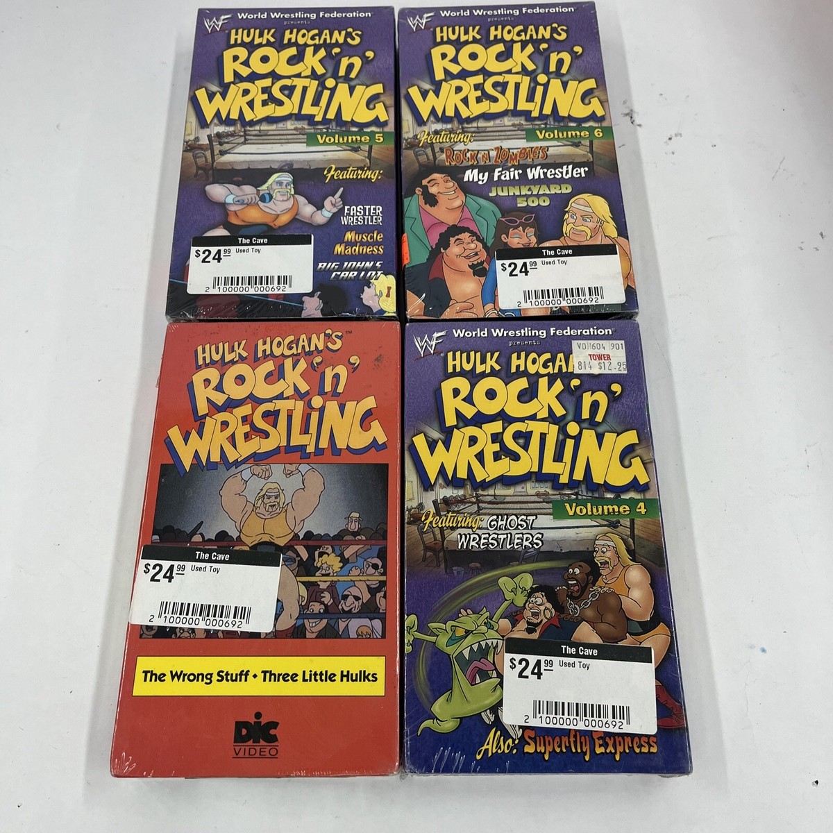 WWF Hulk Hogan's Rock n Wrestling VHS 1985 Video WWE, Hulk
