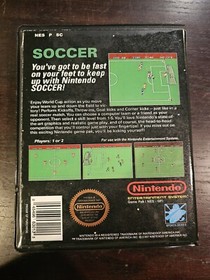 Soccer (Black Box) CASE ONLY Nintendo NES Bit Box. Great Condition