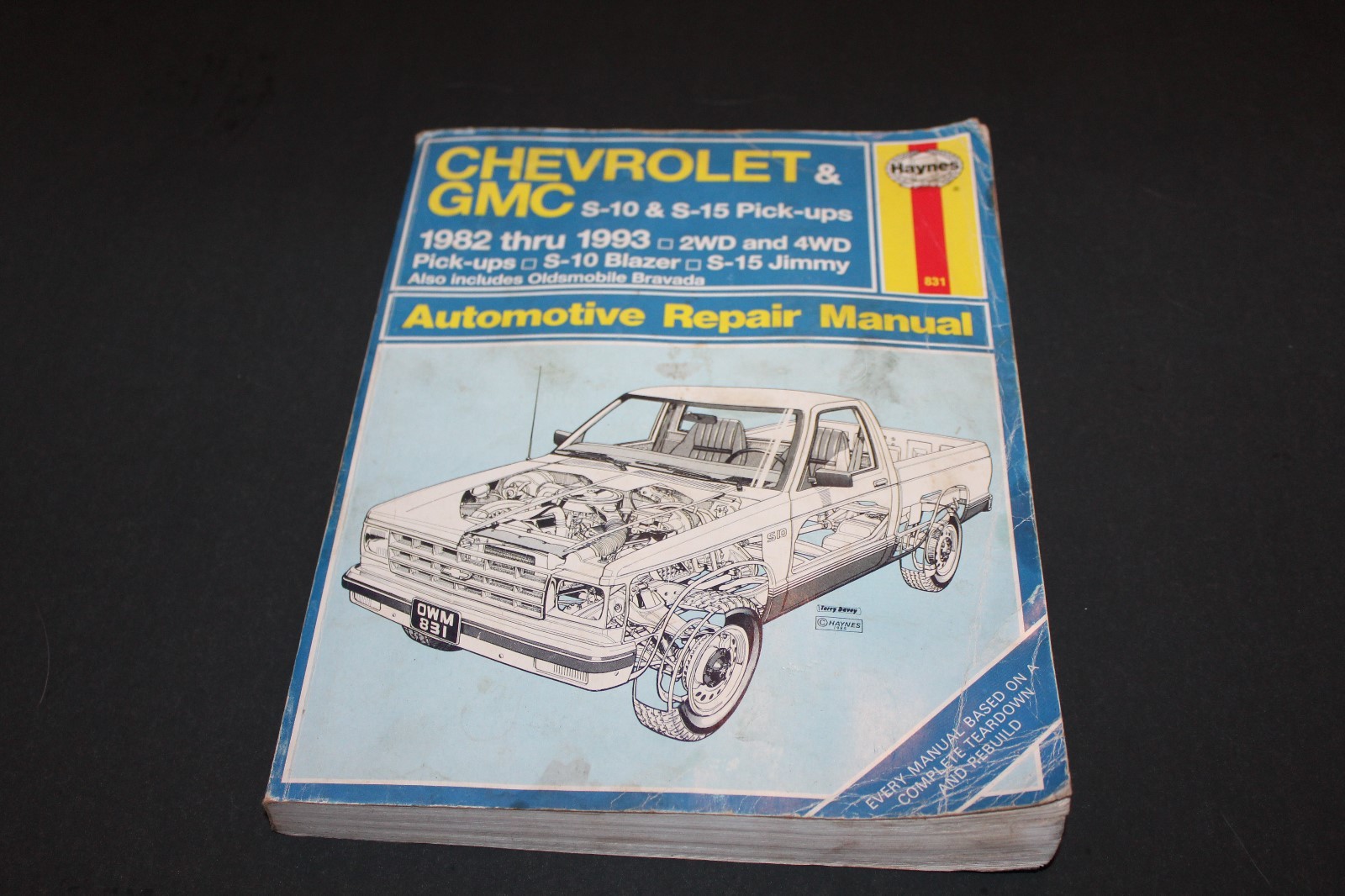 82-93 Chevrolet GMC S10 S15 Jimmy Blazer Sonoma Haynes Repair Manual 831 |  eBay