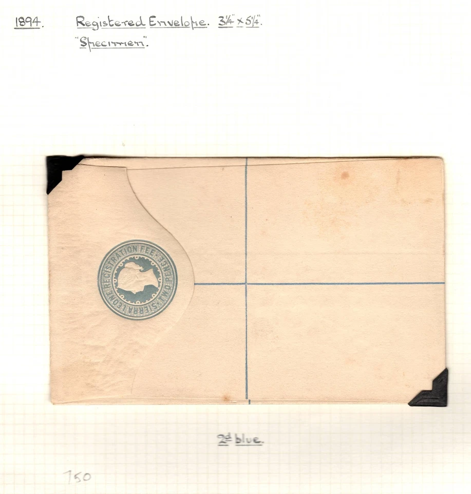  Sierra Leone H&G C1 - 1894 Overprinted SPECIMEN Registered Letter  - Image 2 of 2