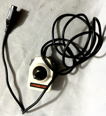 RARE Amiga! The Power Stick Vintage Commodore Colors Controller 1983 tested