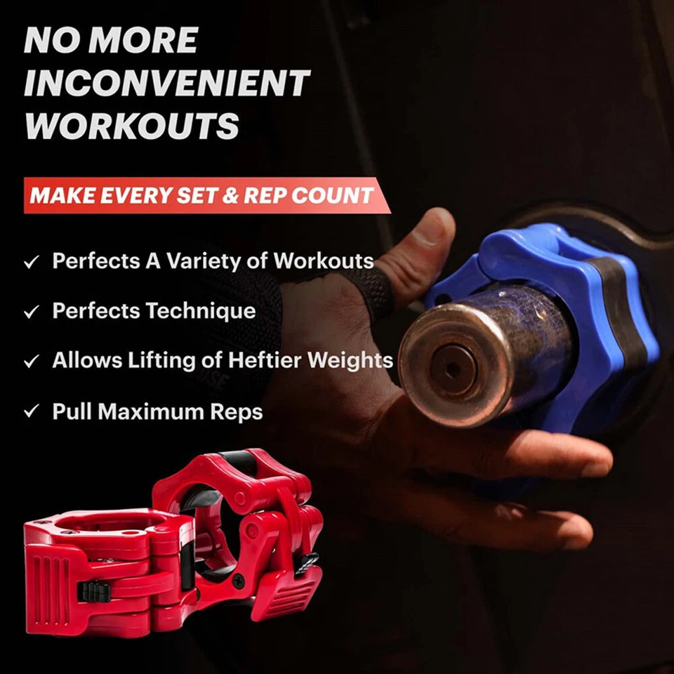 Олимпийские быстросъемные стандартные весовые пластины для штанги 1-2 дюйма США - Изображение 3 из 4