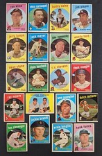 1959 Topps Baseball Set Break 20 Cards