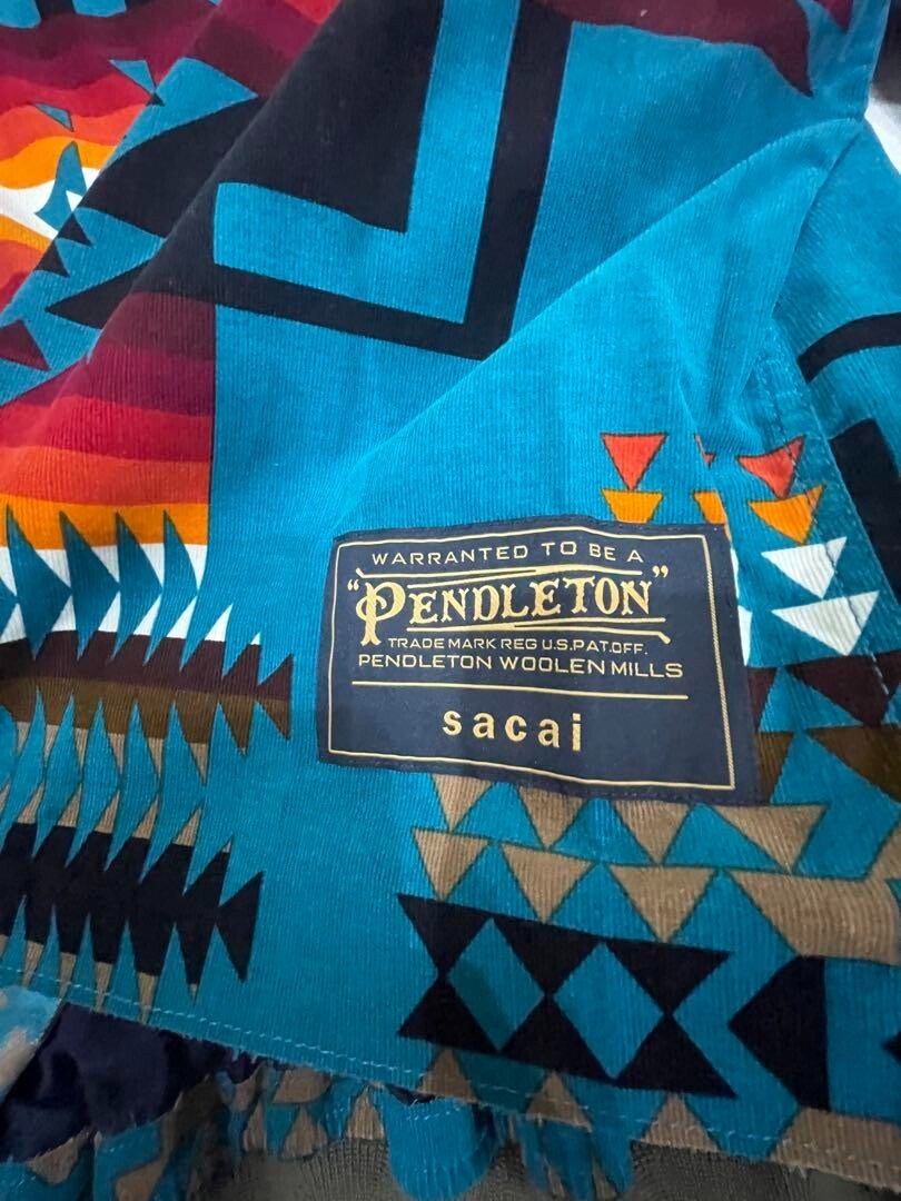 PENDLETON sacai Chimayo Pattern Jacket men Size 1 Multicolor PENDLETON sacai Chimayo Pattern Jacket men Size 1 Multicolor