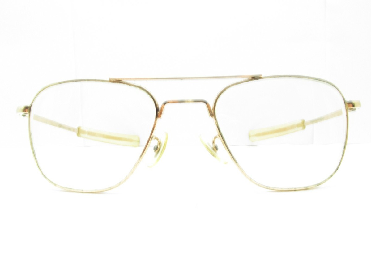 AMERICAN OPTICAL AVIATOR FULL RIM DESIGNER EYEGLASSES FRAMES 50-22