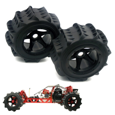 Bigger 190x90mm 24mm Hex Sand Wheel Tire For 1/5 RC HPI Rovan Baja 5B 5T 5SC KM