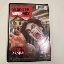Monster Movie Mix Alien Threat Deadly Attack 12 Films DVD 2017 Horror