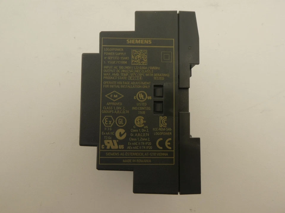 Siemens LOGO! Power / 6EP1332-1SH43 Netzgerät 24V DC (24-4-19-15) - Bild 3 von 3