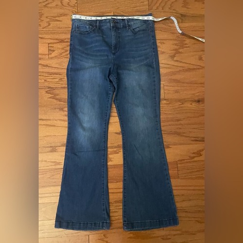 Sofia by Sofia Vergara- Dark Blue Flare Jeans Size 12 - Picture 4 of 8