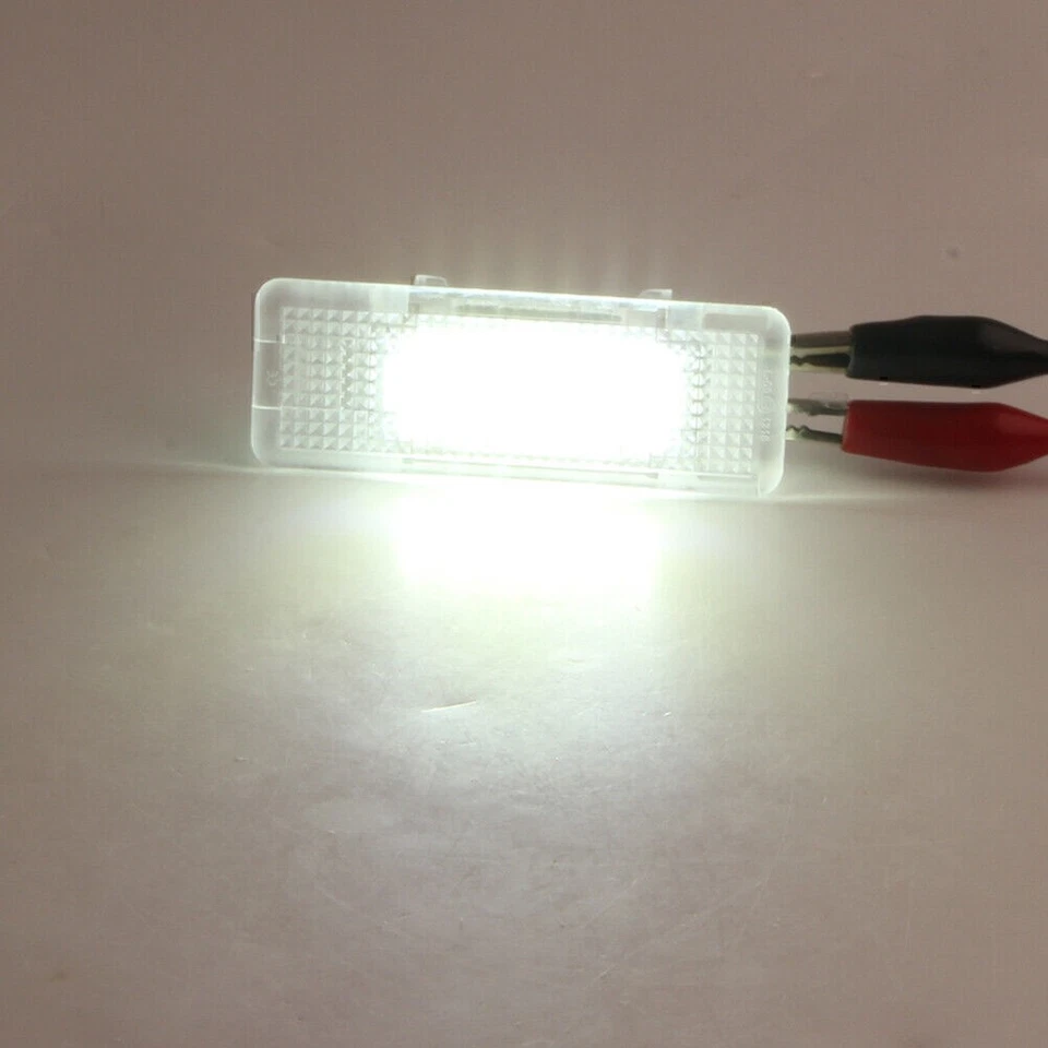 Para BMW E53 X5 E39 Z8 E52 Blanco Coche Lámparas 2x Canbus LED Puerta Cortesía Luz Lámpara Foto 3 de 4