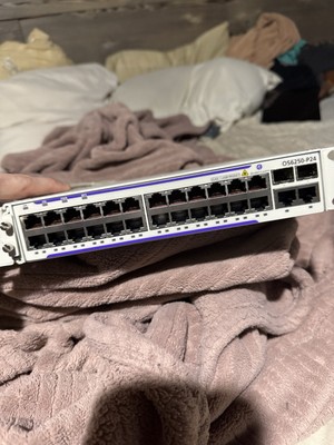 Alcatel Lucent os6250-p24 Switch And Power Supply Combo
