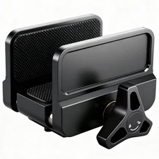 Gun Clamp Rifle Saddle Mount Tripod Rest Quick Release Arca Swiss Adapter Black