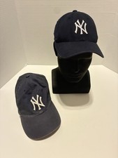 New York Yankees Youth Hat Cap Blue Embroidered Lot fitted Flexfit baseball NYC