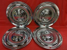 Vintage Set Of 4 195152 Chrysler 15 Hubcaps Windsor Saratoga Mopar
