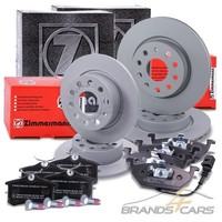 Zimmermann Bremsscheiben + BelÄGe Vorne + Hinten FÜR VW Golf Plus 5M Beetle 5C