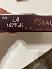 DAILIES TOTAL 1 Alcon 54 lenti a contatto Giornaliere -3.50