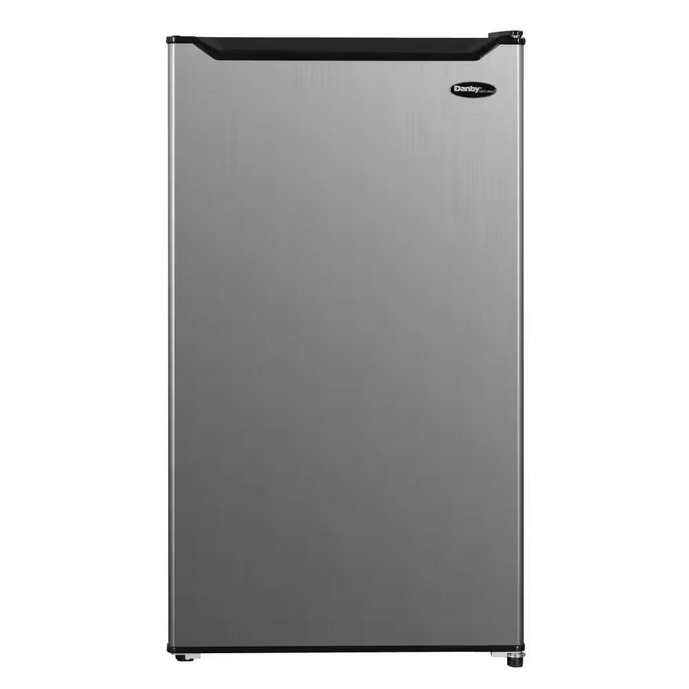18.69 In. 3.2 Cu. Ft. Mini Refrigerator in Stainless Steel