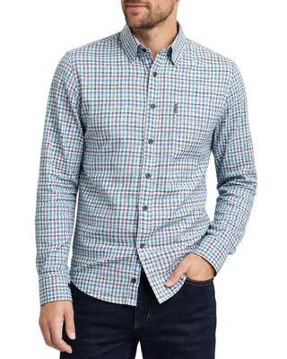 Casa Moda Casual Fit Shirt Green/Blue Check