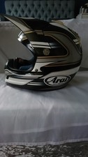 ARAI VX PRO MOTOCROSS/ENDURO HELMET SZ S  BLACK SILVER TITANIUM